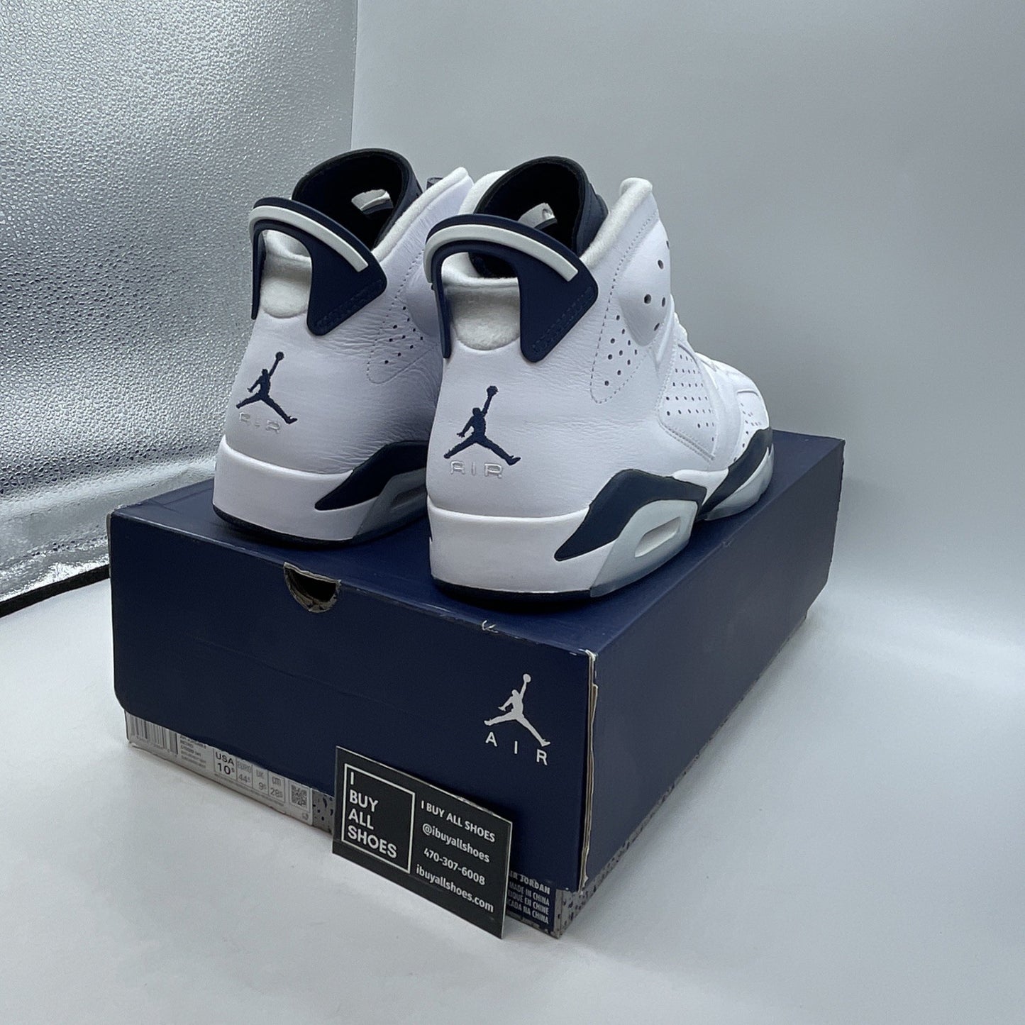 Size 10.5 - Air Jordan 6 Retro Midnight Navy (CT8529-141)