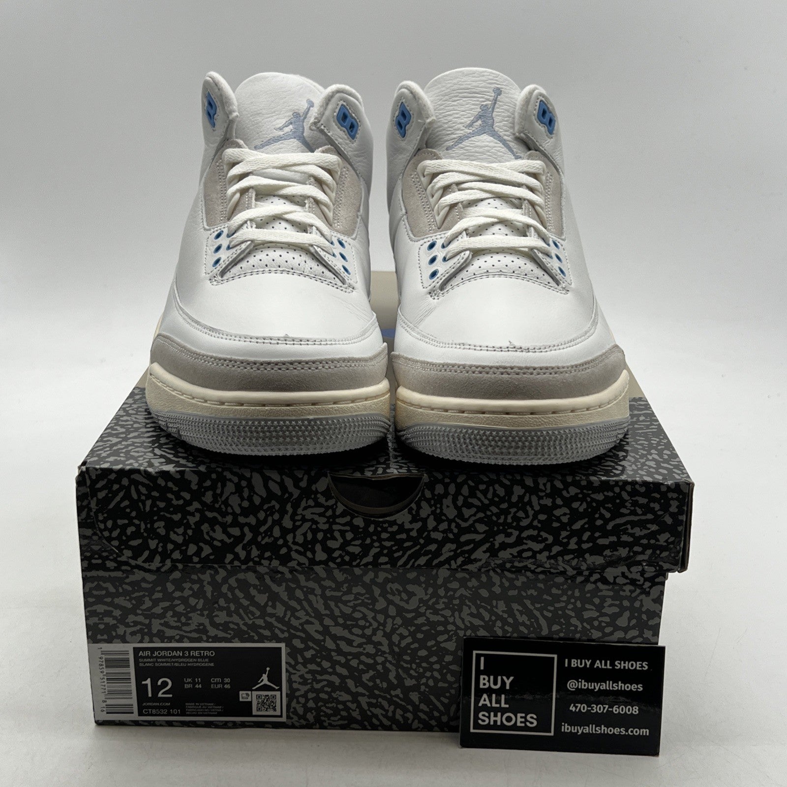 Size 12 - Air Jordan 3 Retro Lucky Shorts (CT8532-101)