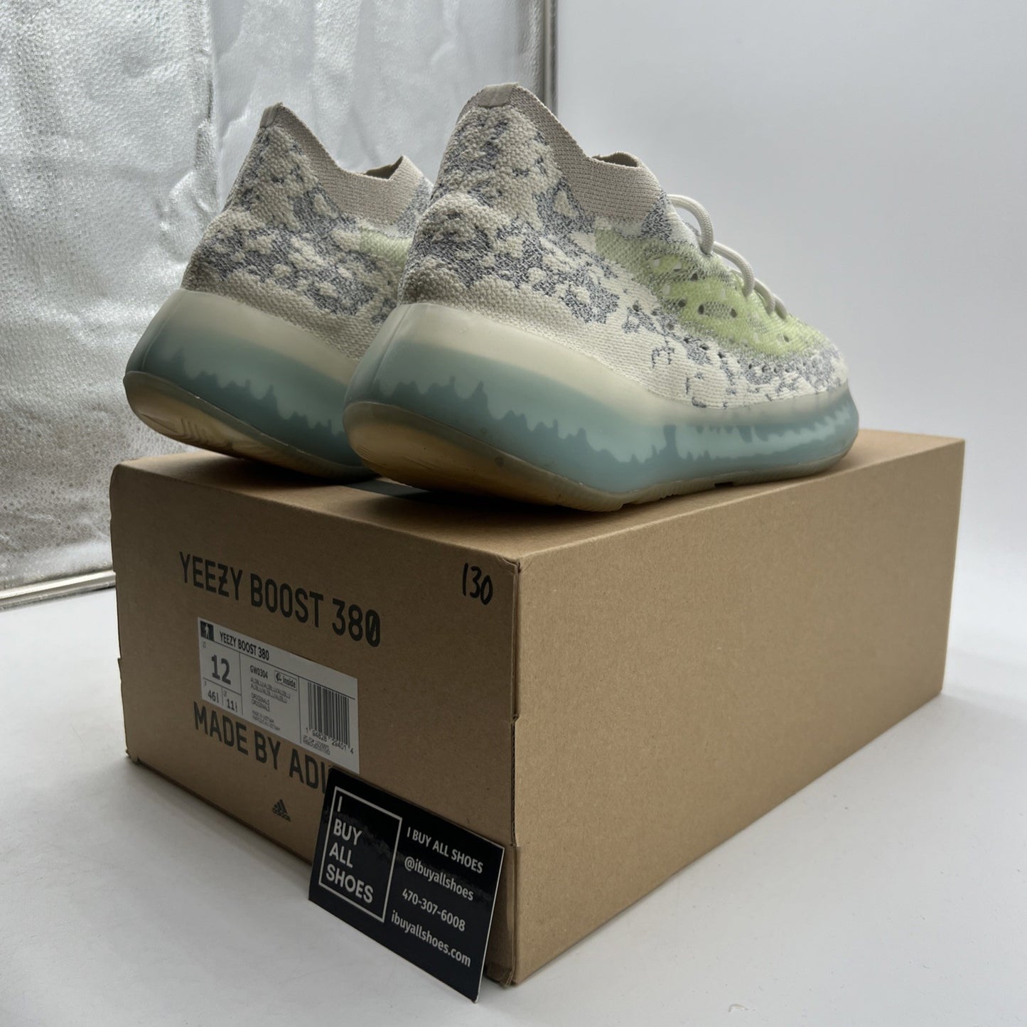 Size 12 - adidas Yeezy Boost 380 Alien Blue (GW0304)