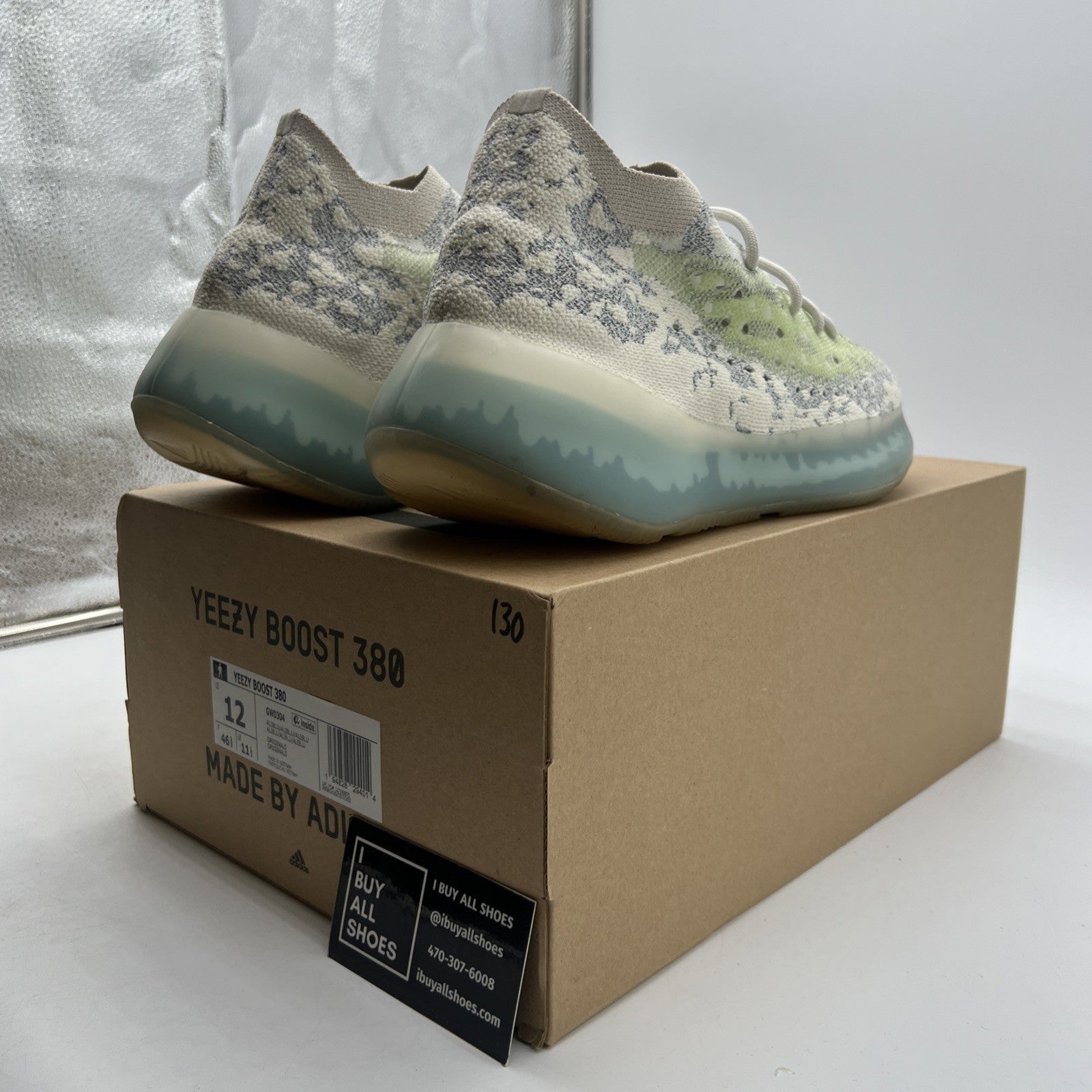 Size 12 - adidas Yeezy Boost 380 Alien Blue (GW0304)