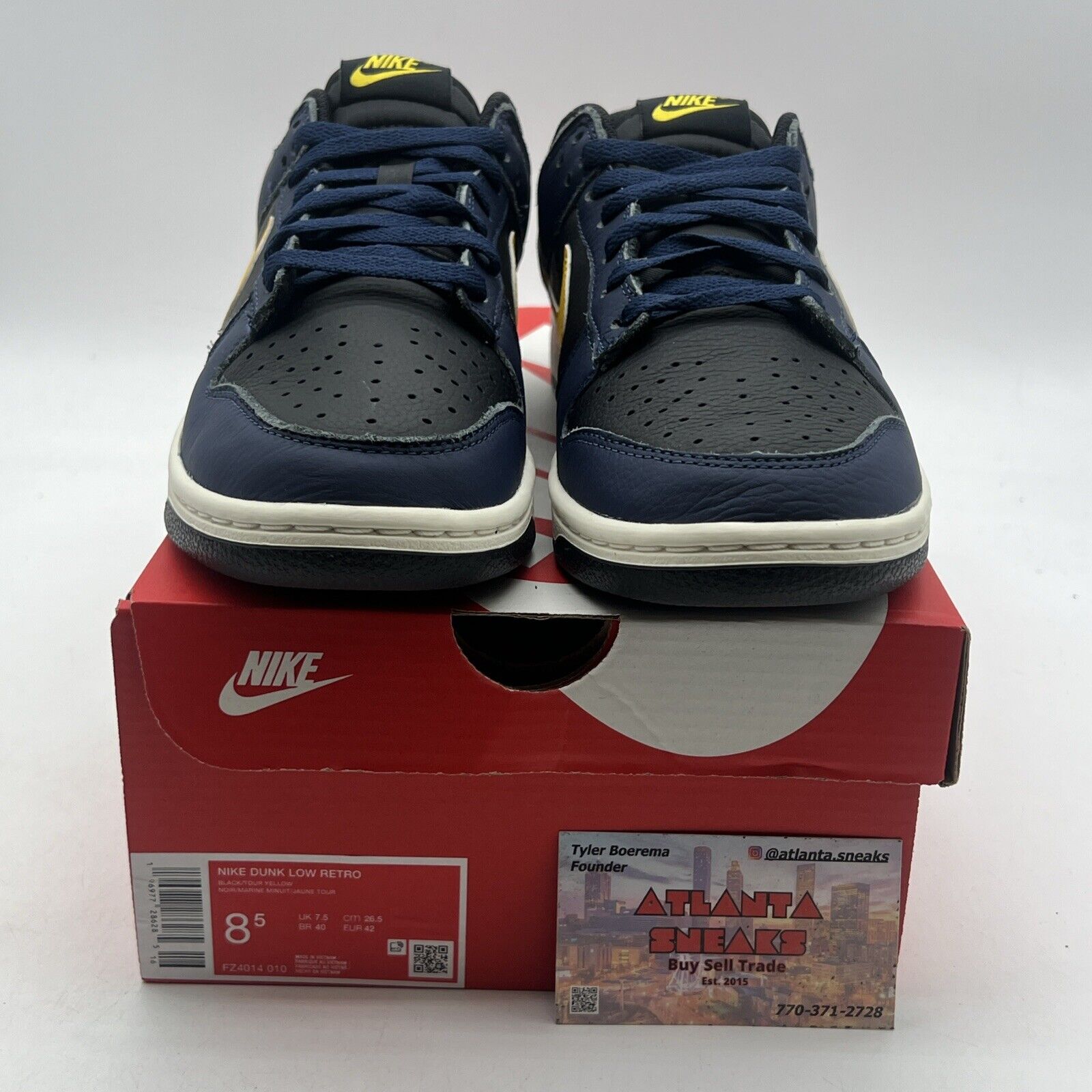 Size 8.5 - Nike Dunk Low Vintage Michigan (FZ4014-010)