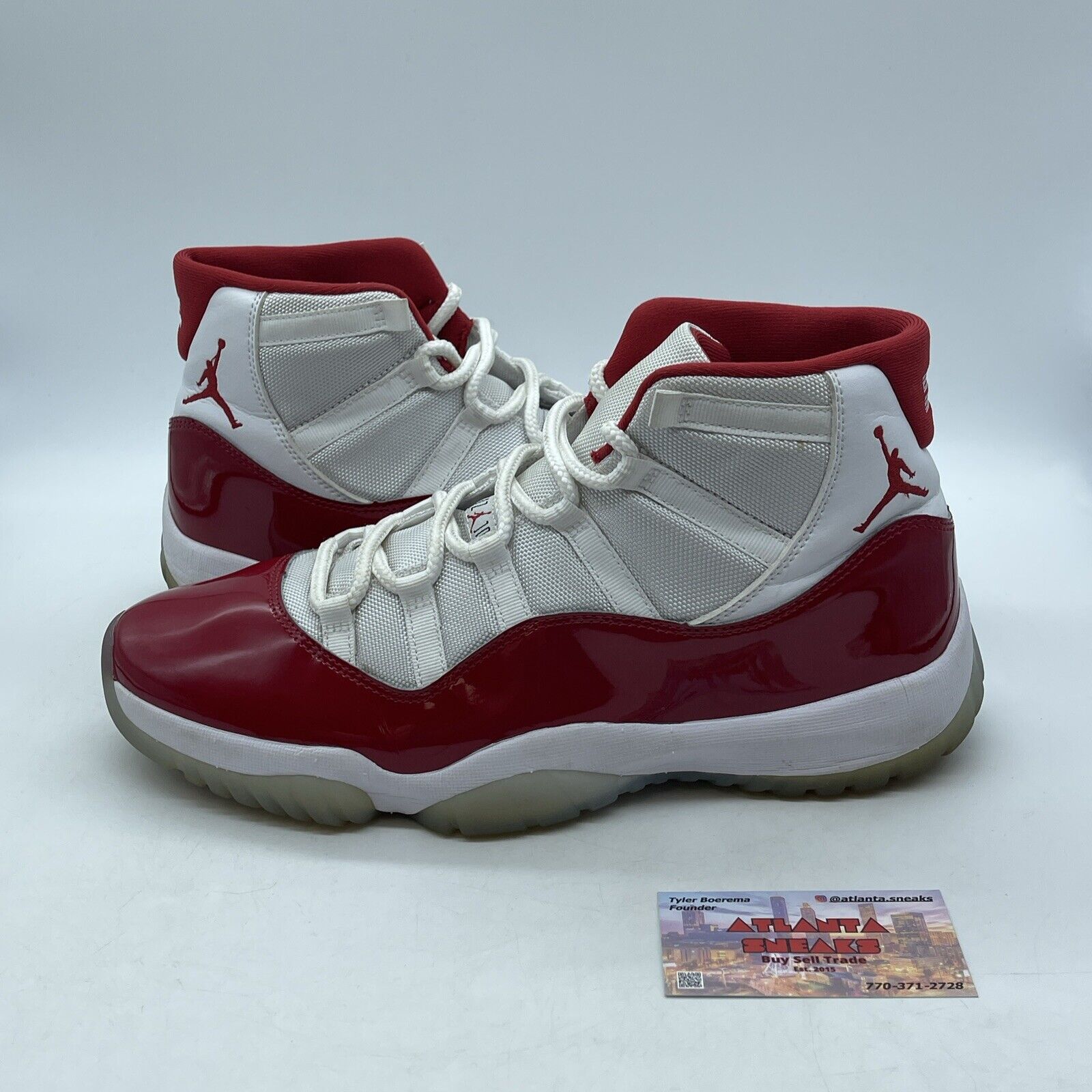 Size 12 - Jordan 11 Retro High Cherry White Red Leather (CT8012-116)