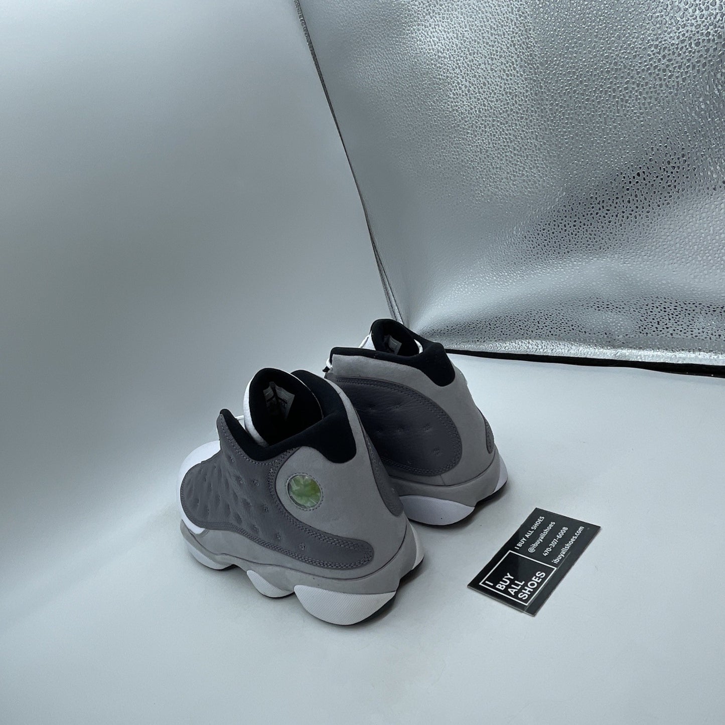 Size 10.5 - Air Jordan 13 Retro Atmosphere Grey Suede Leather (414571-016)