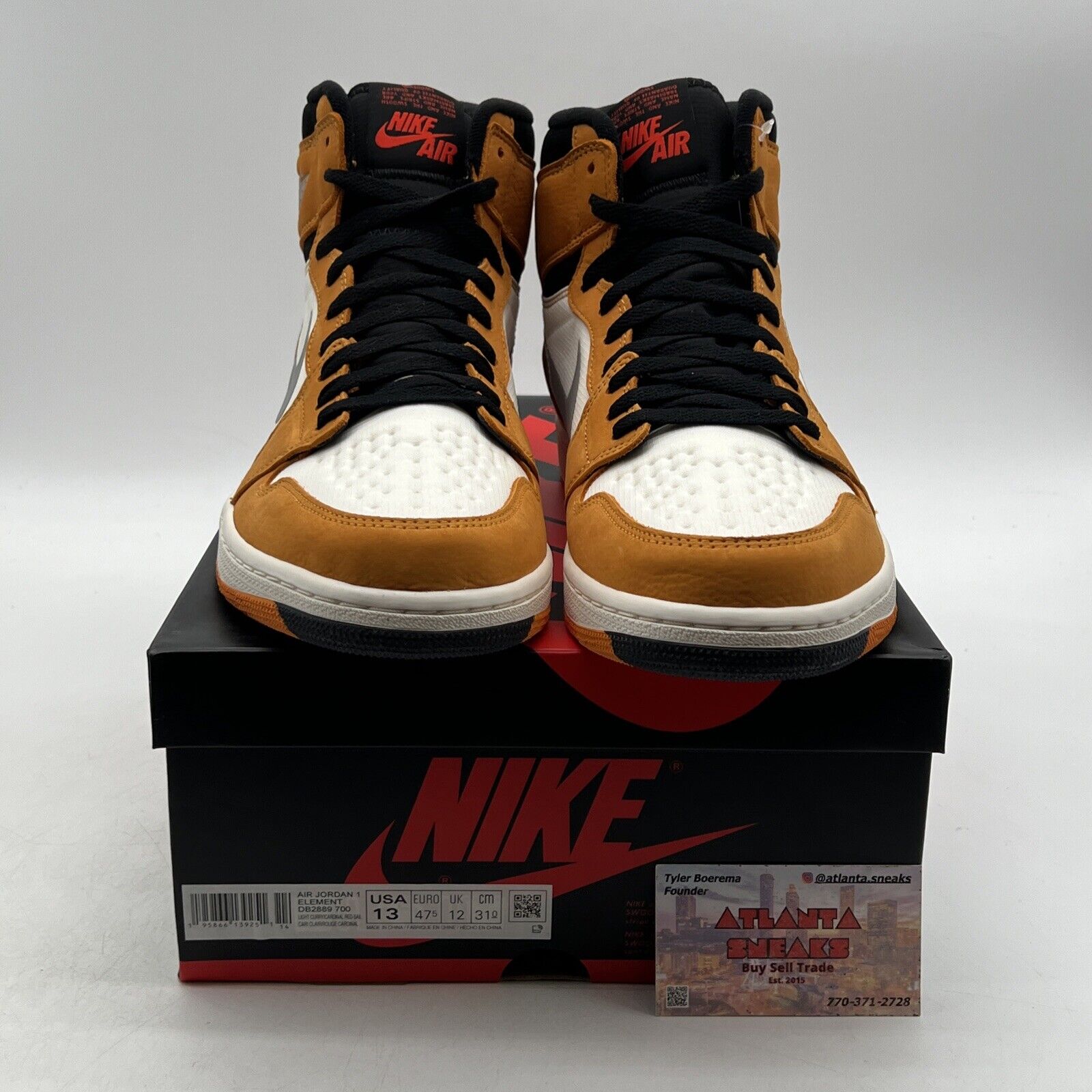 Size 13 - Air Jordan 1 Element GORE-TEX High Light Curry (DB2889-700)