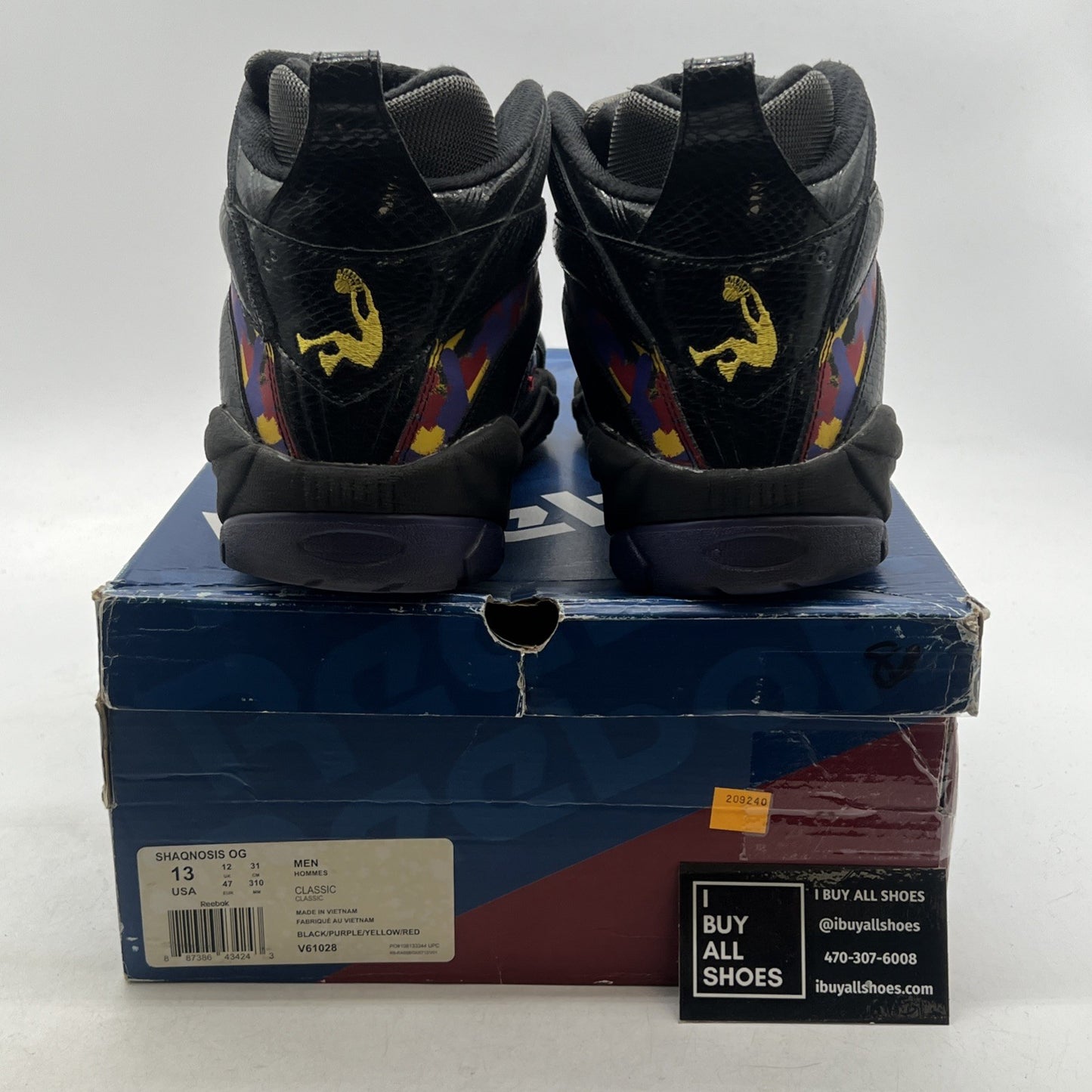 Size 13 - Reebok Shaqnosis OG Escape From LA (V61028)