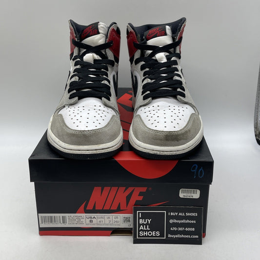 Size 8 - Jordan 1 Retro High OG Smoke Gray 2020 Suede Leather (555088-126)