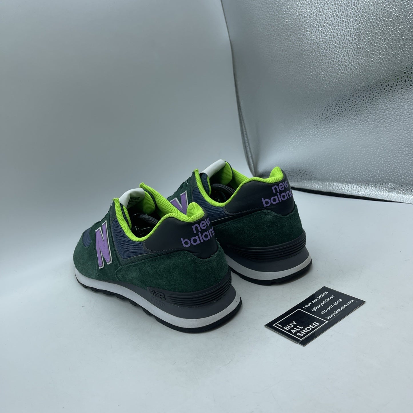 Size 16 - New Balance 574 Green Purple (U574WH2)