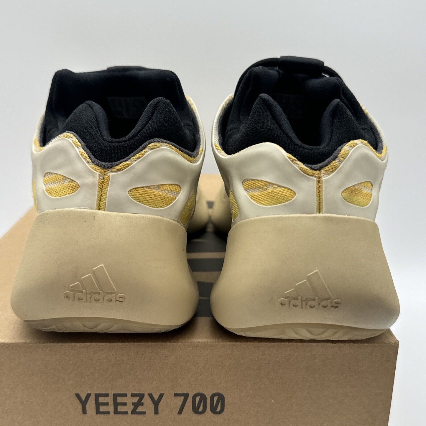 Size 12 - adidas Yeezy 700 V3 Safflower Yellow Black Money Comfy Boost Slip On