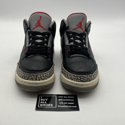 Size 8 - Air Jordan 3 Retro OG Mid Black Cement (854262-001)