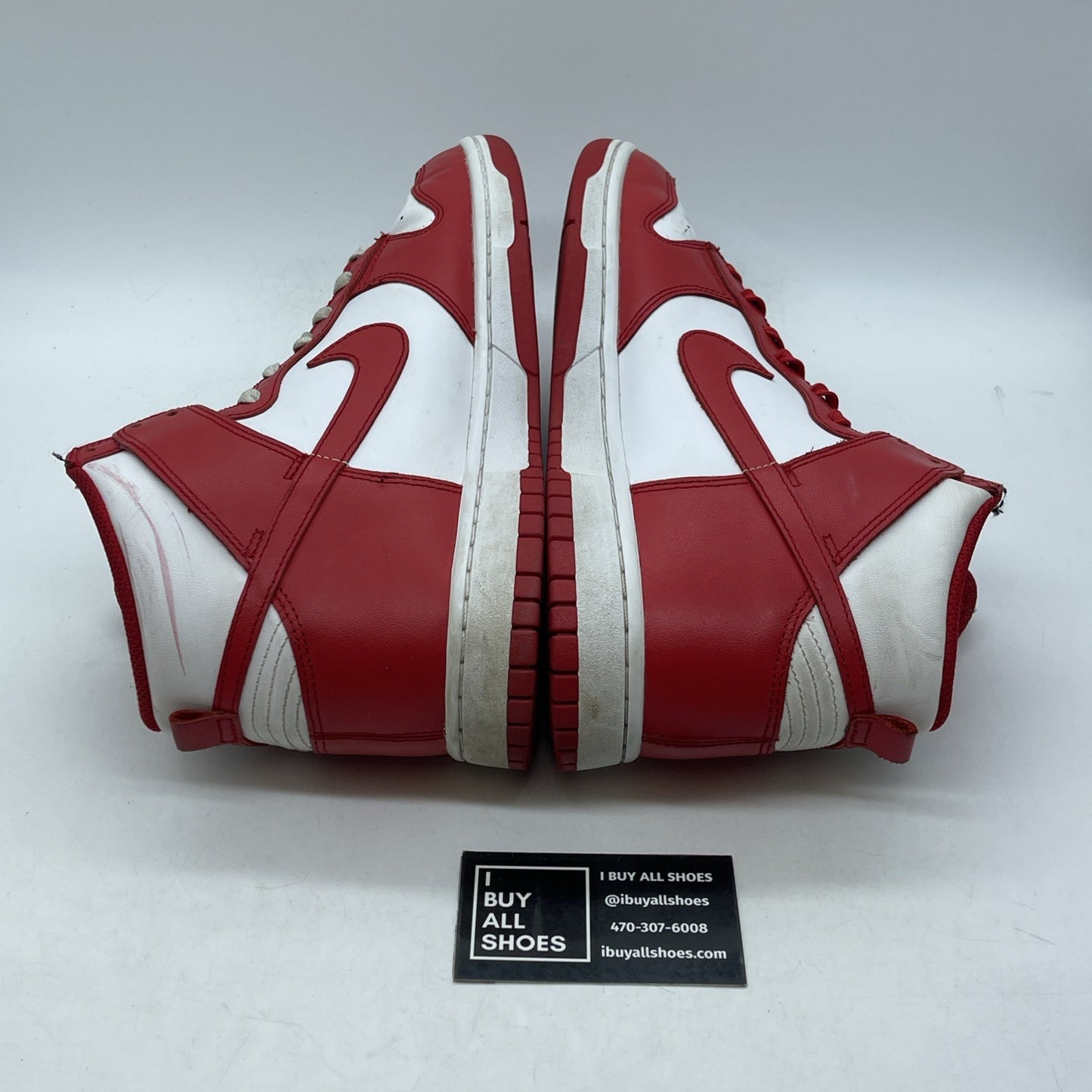 Size 11.5 - Nike Dunk High Championship Red White Leather (DD1399-106)