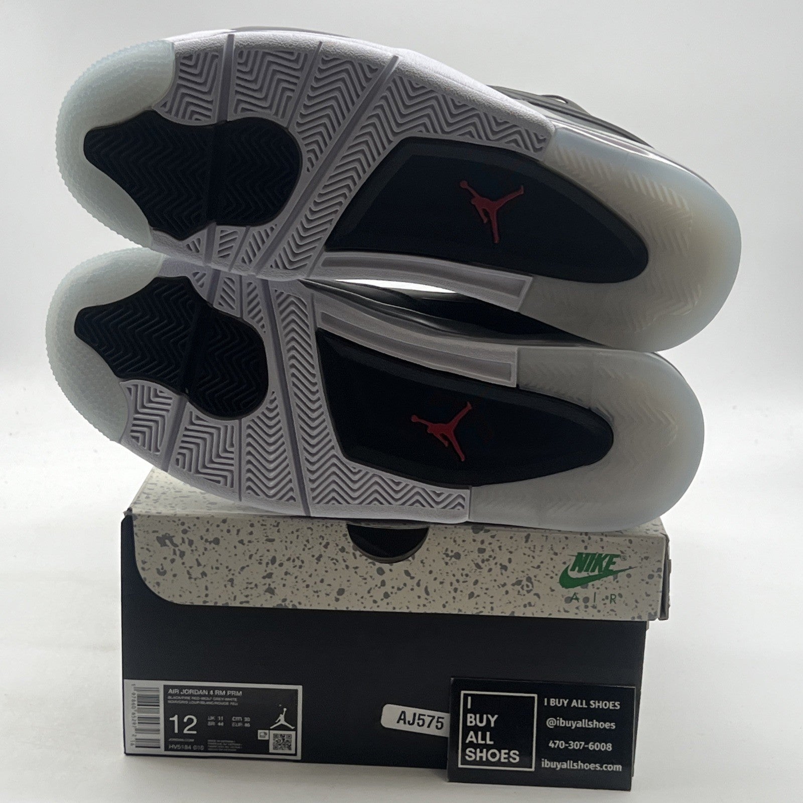 Size 12 - Air Jordan 4 RM Black Metallic (HV5184-010)