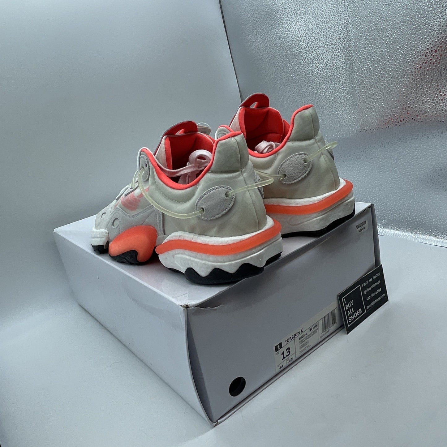 Size 13 - Adidas Torsion X Solar Red (EH0244)
