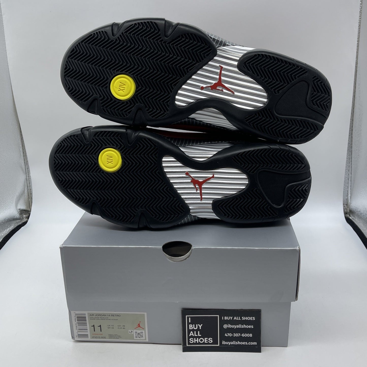 Size 11 - Air Jordan 14 Retro 2025 Ferrari Red Black Suede (IF5015-600)