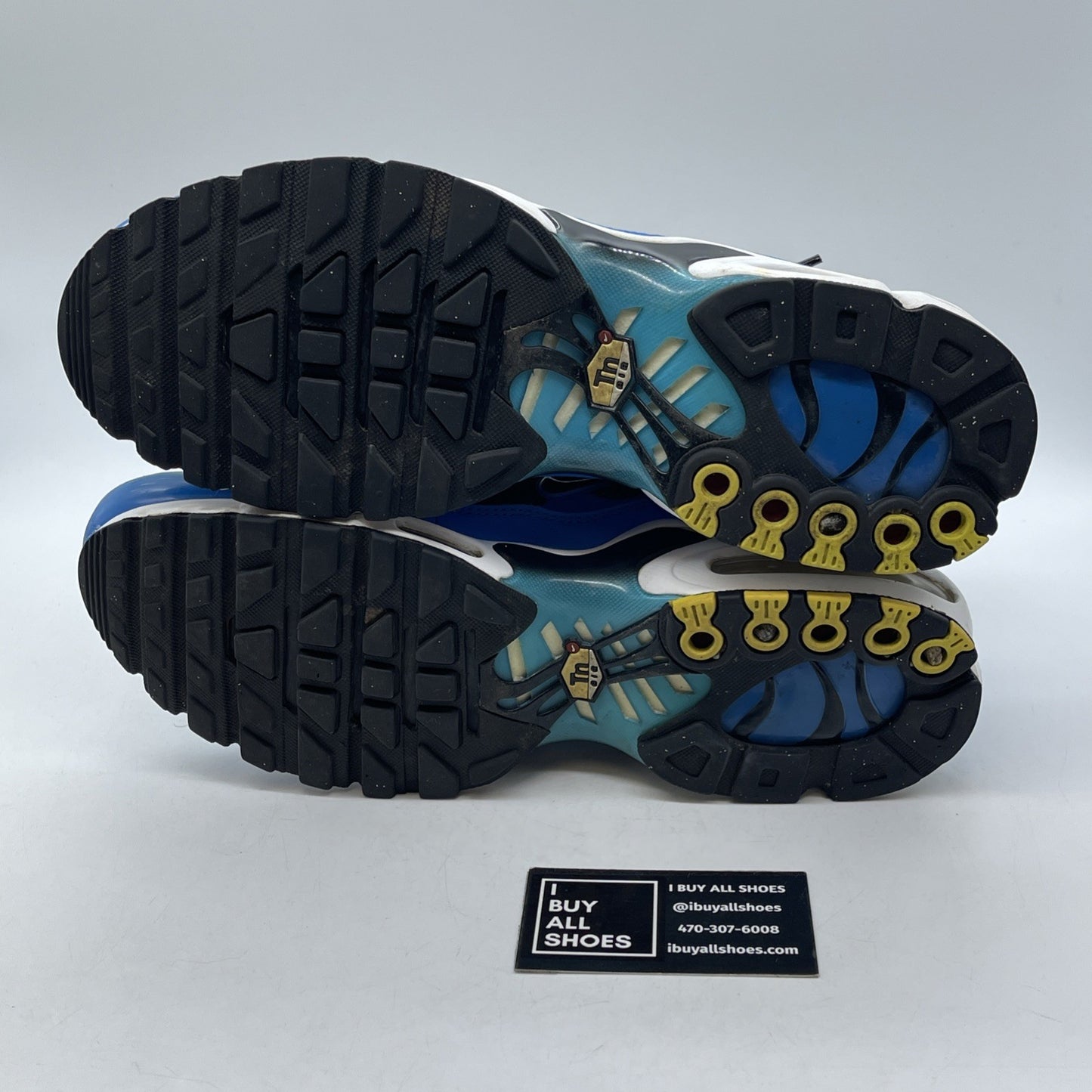 Size 10.5 - Nike Air Max Plus University Blue Black Suede (852630-410)