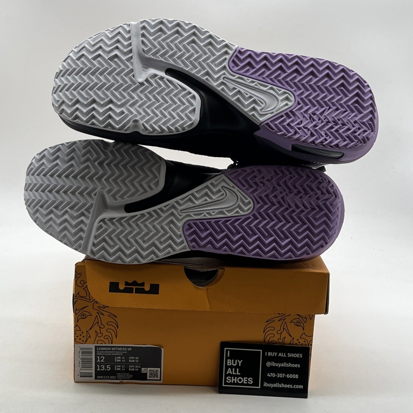 Size 12 - Nike LeBron Witness 7 Lakers (DM1123-002)