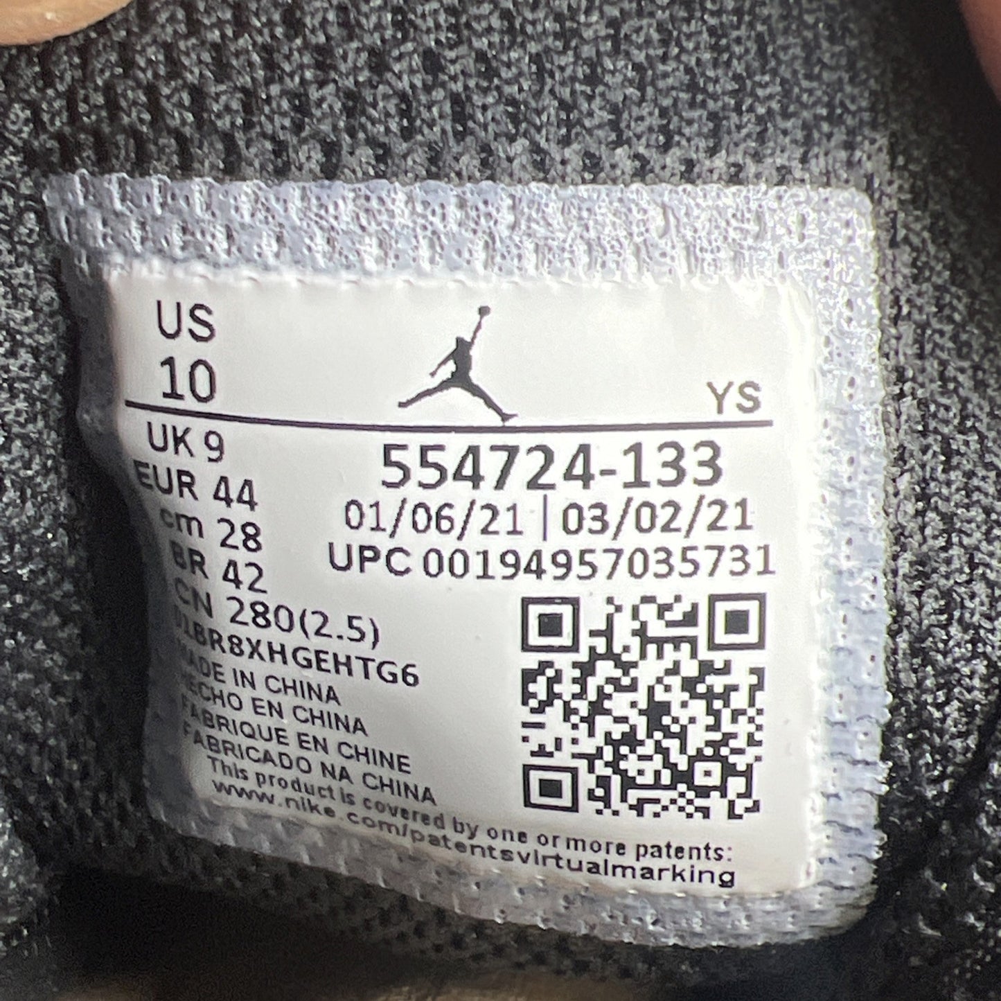 Size 10 - Air Jordan 1 Mid Crimson Tint (554724-133)