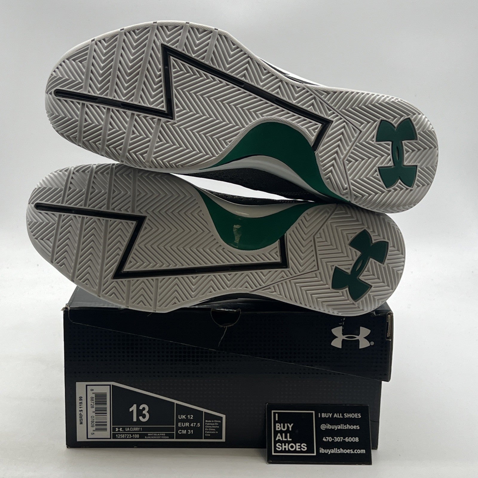 Size 13 - Under Armour Curry 1 Golf (1258723-100)