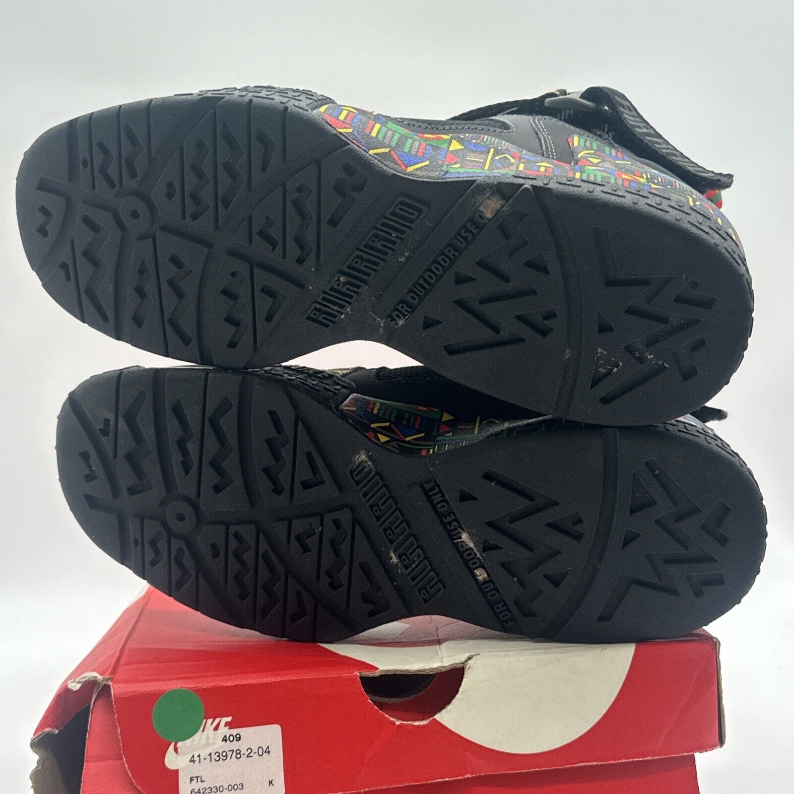 Size 10 - Nike Air Raid Peace 2014 Release With Box Vnds Black Suede Leather