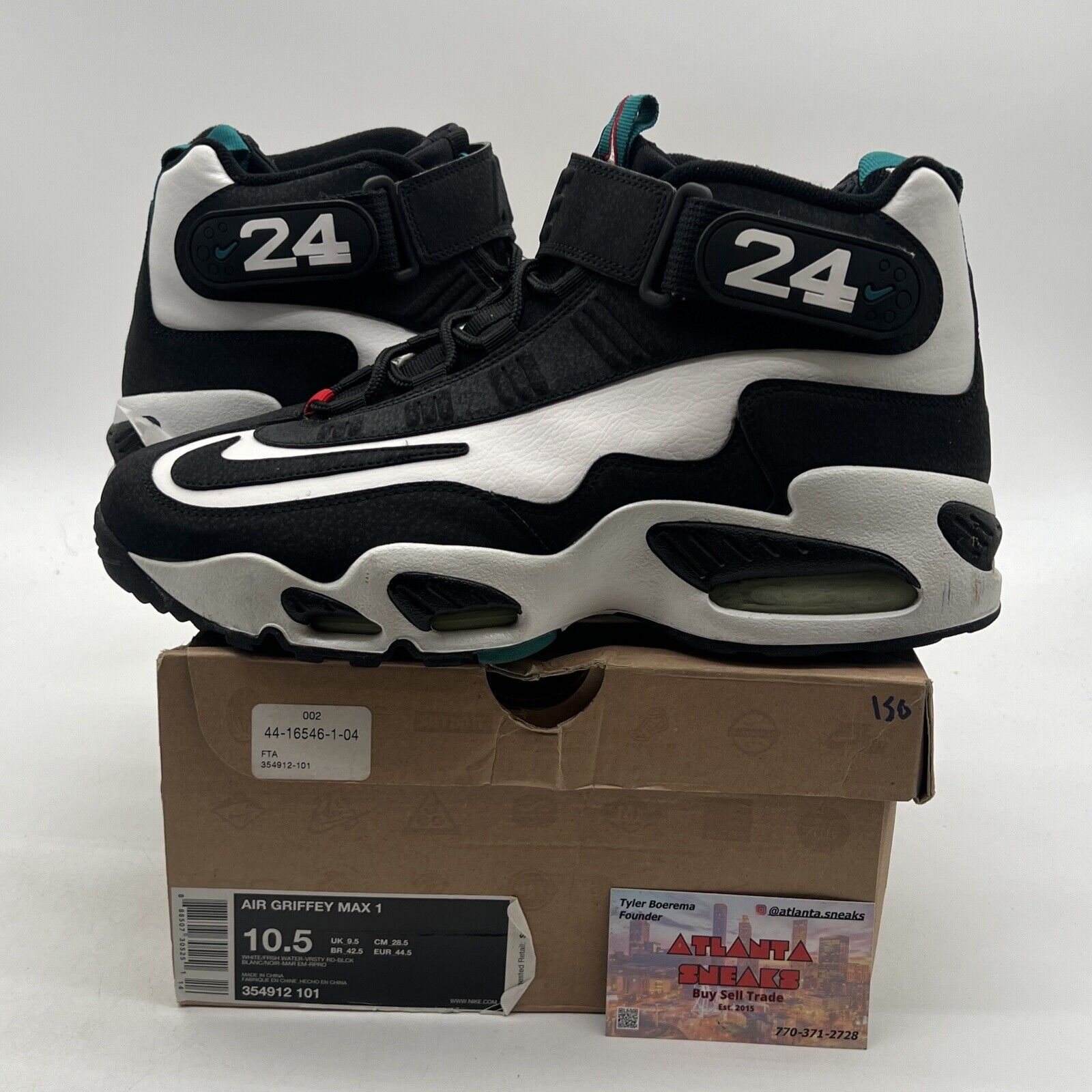 Size 10.5 - Nike Air Griffey Max 1 Freshwater (354912-101)