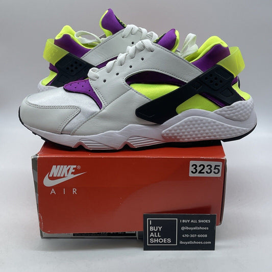 Size 12 - Nike Air Huarache Magenta White Purple Black Suede Leather (DD1068-104