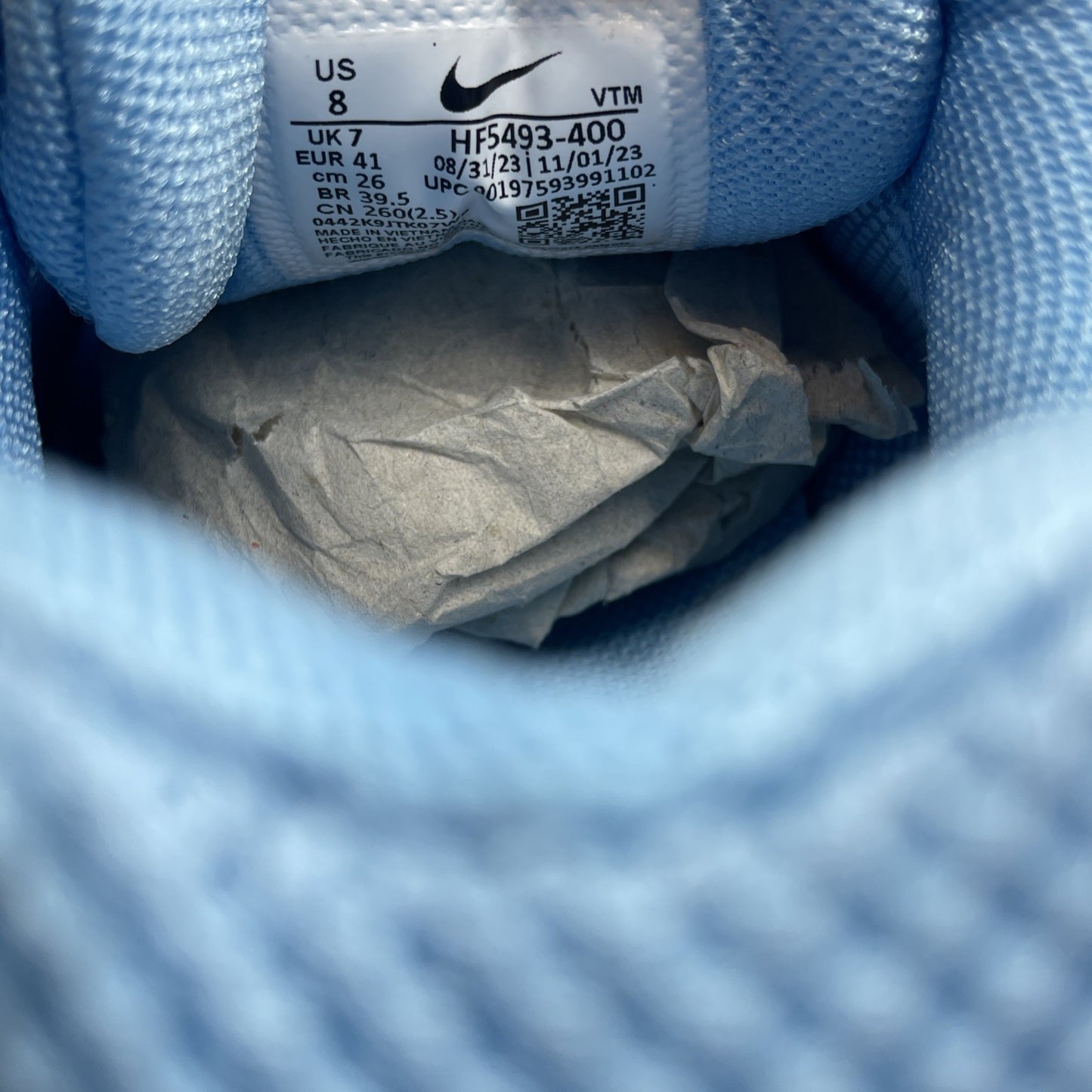 Size 8 - Nike Air Zoom Vomero 5 Lakeside Blue Suede Leather (HF5493-400)