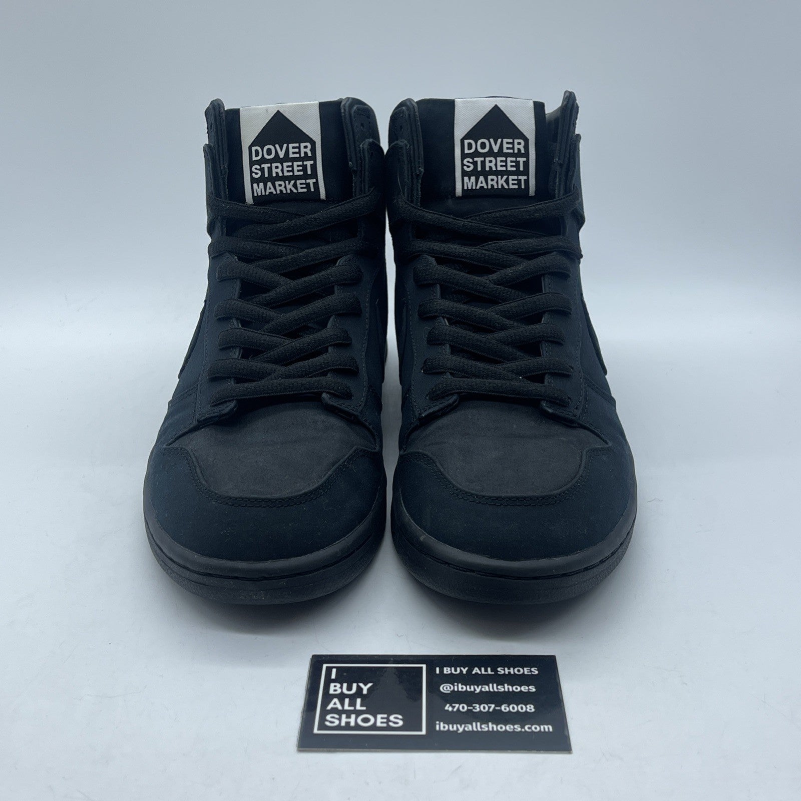 Size 9.5 - Nike Dunk Lux SP DSM Black Suede (718766-001)