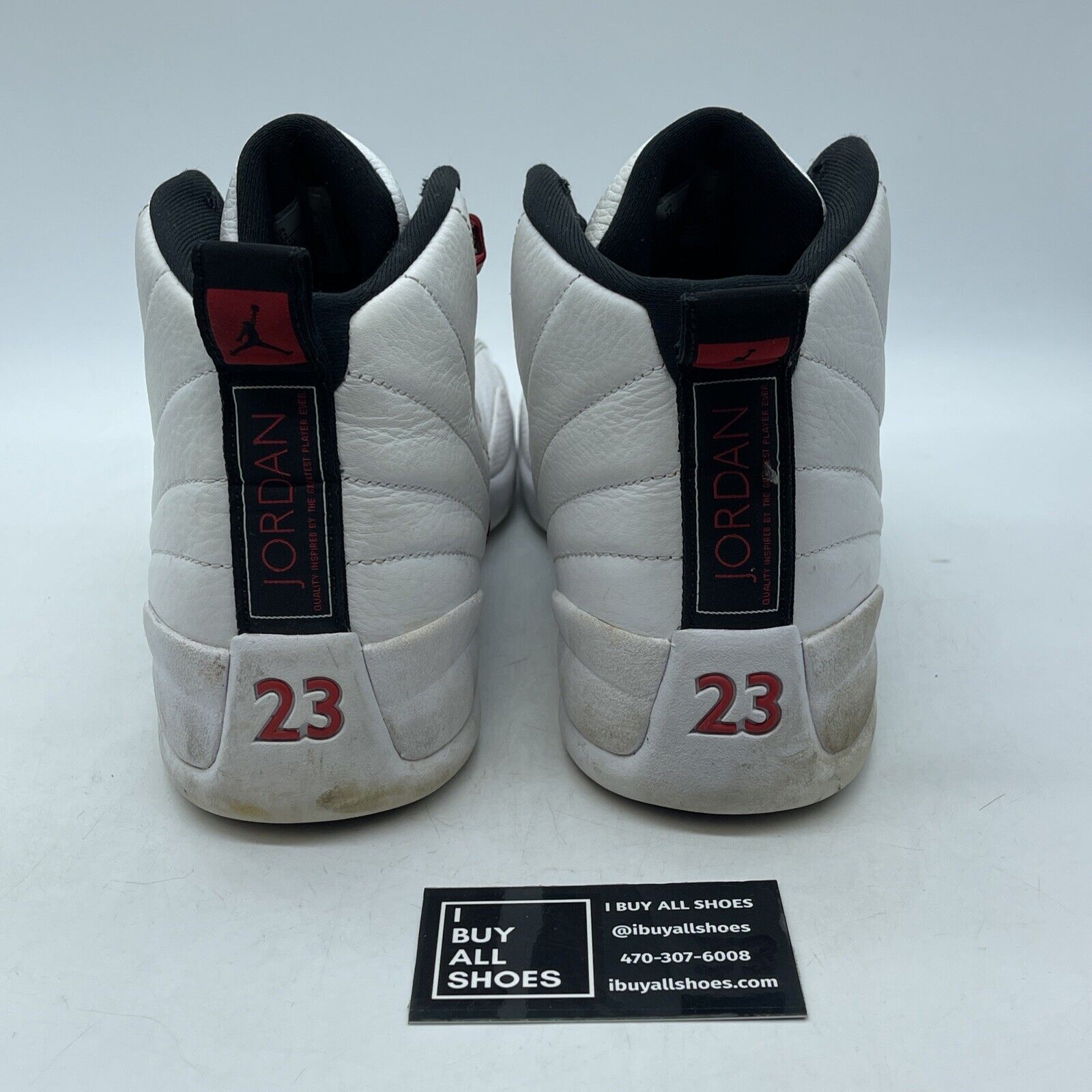Size 12 - Air Jordan 12 Retro Twist White Black Red Suede Leather (CT8013-106)
