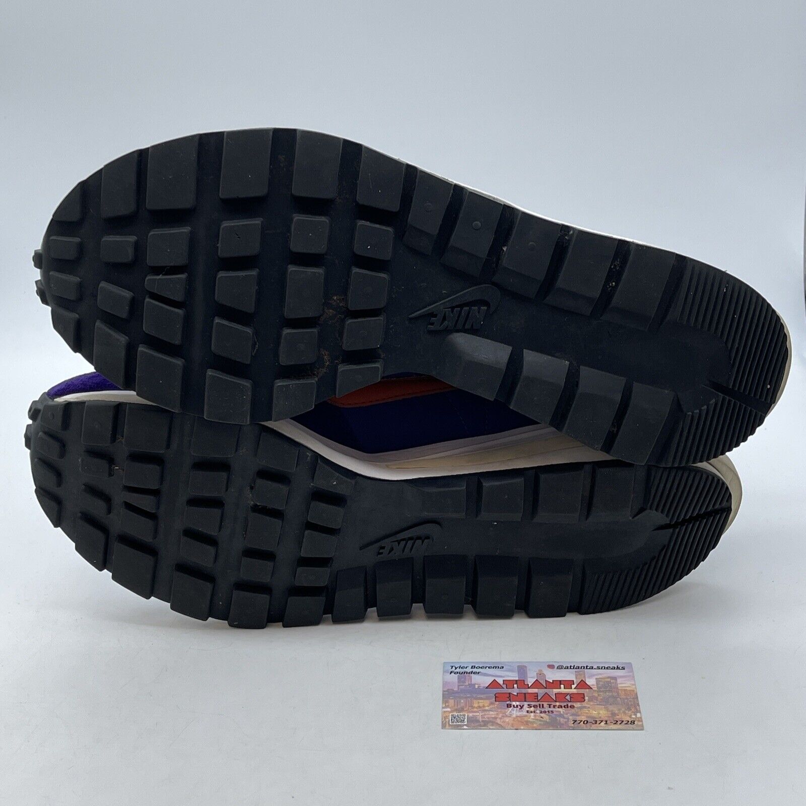 Size 12 - Nike sacai x VaporWaffle Dark Iris Purple Suede Leather (DD1875-500)