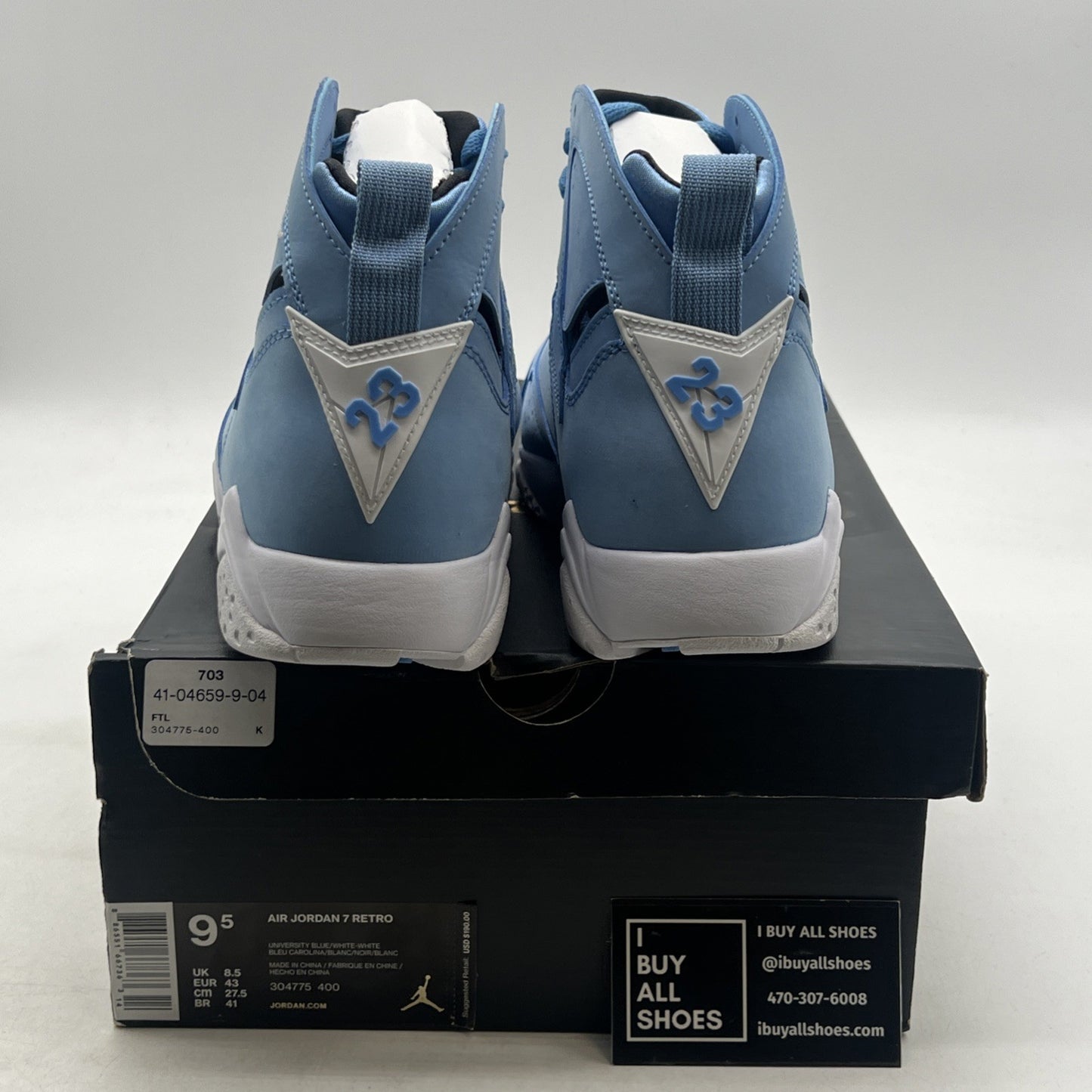 Size 9.5 - Air Jordan 7 Retro Pantone (304775-400)