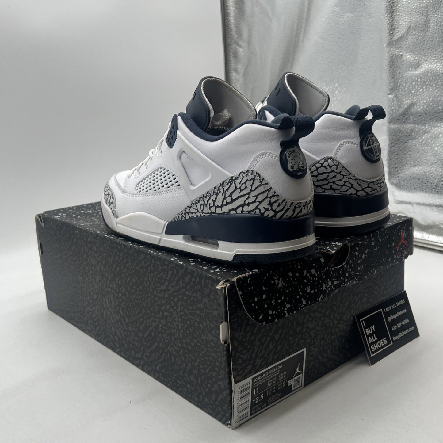 Size 11 - Jordan Spizike Low Obsidian (FQ1759-104)
