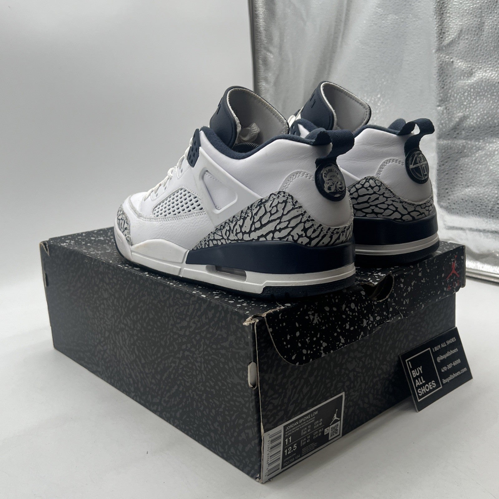 Size 11 - Jordan Spizike Low Obsidian (FQ1759-104)