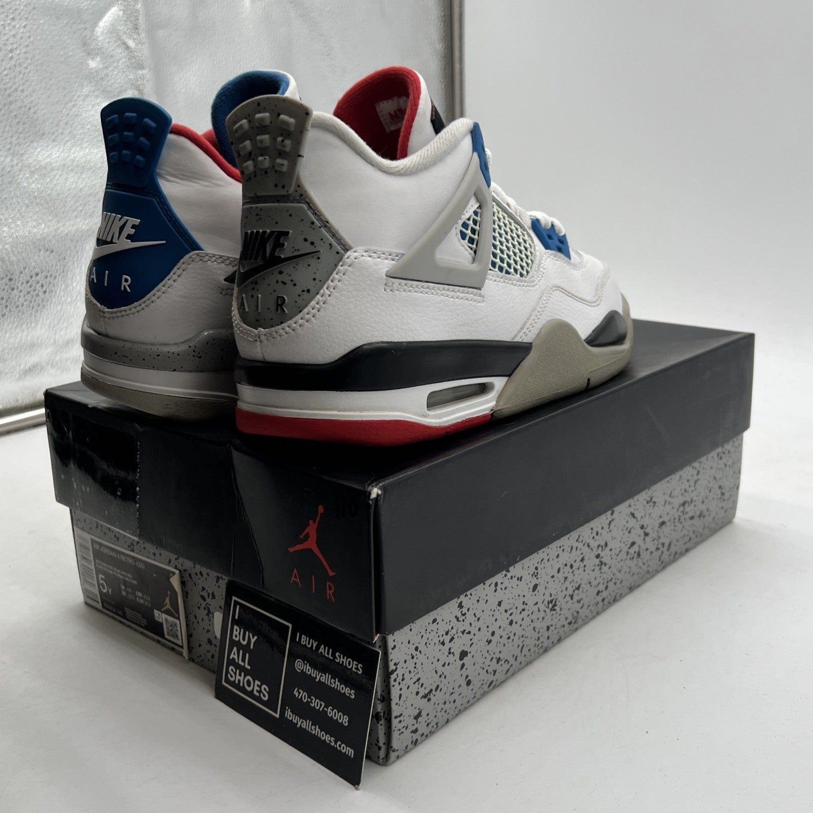 Size 5Y- Air Jordan 4 Retro SE Mid What The 4 (408452-146)