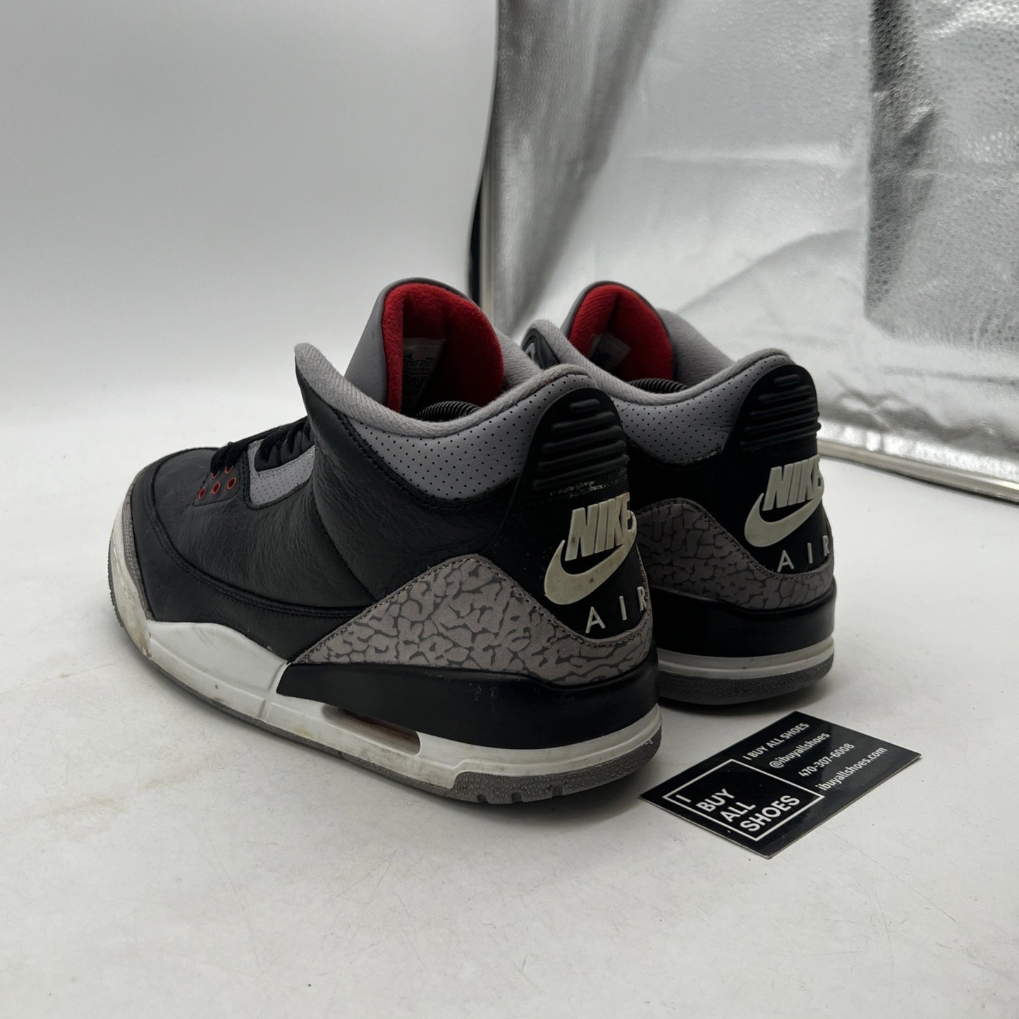 Size 10 - Air Jordan 3 Retro OG 2024 Black Cement (DN3707-010)