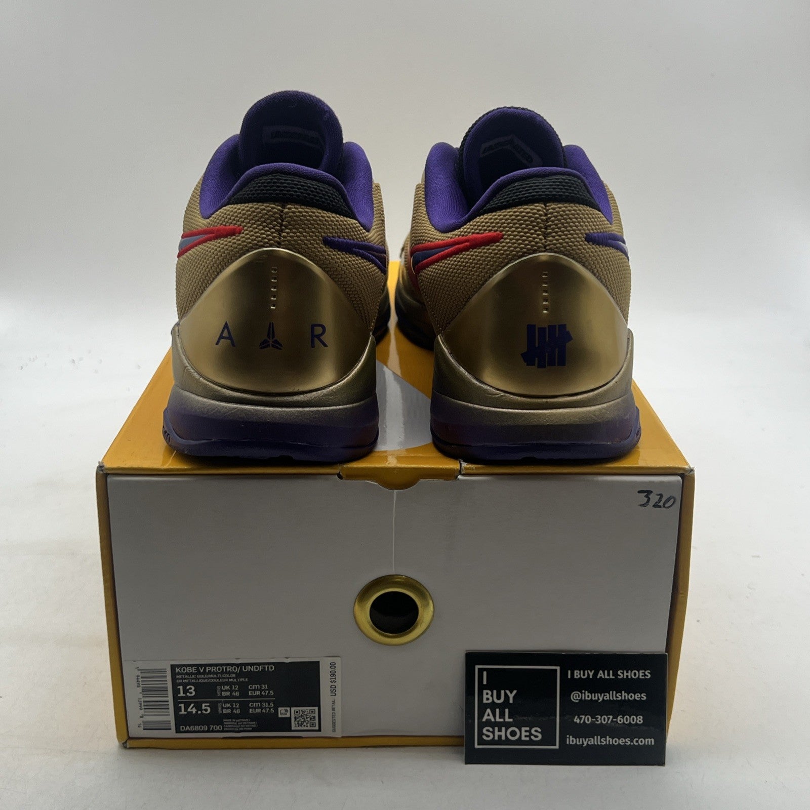 Size 13 - Nike Zoom Kobe 5 Protro x Undefeated Hall Of Fame (DA6809-700)