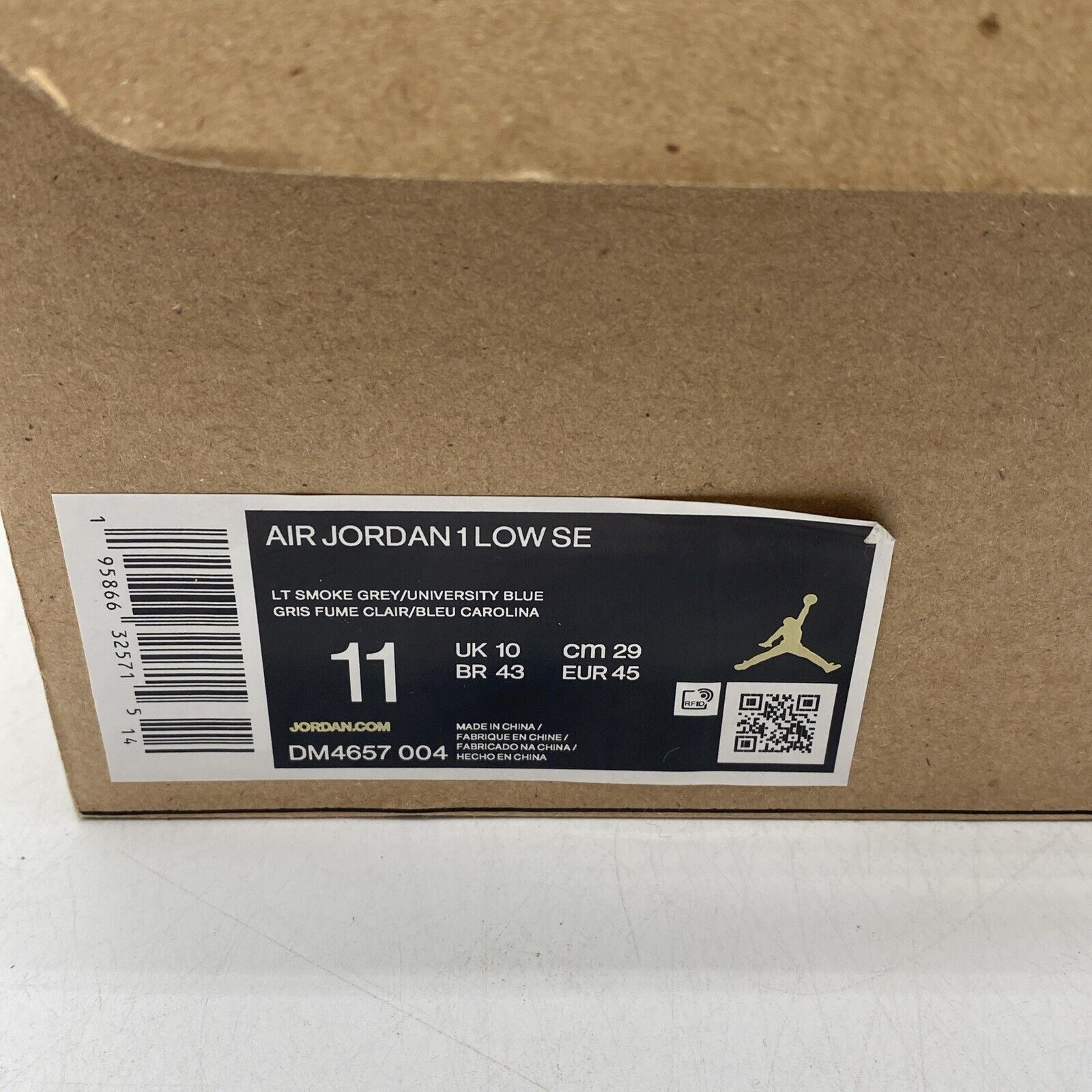 Size 11 - Air Jordan 1 Low Crater