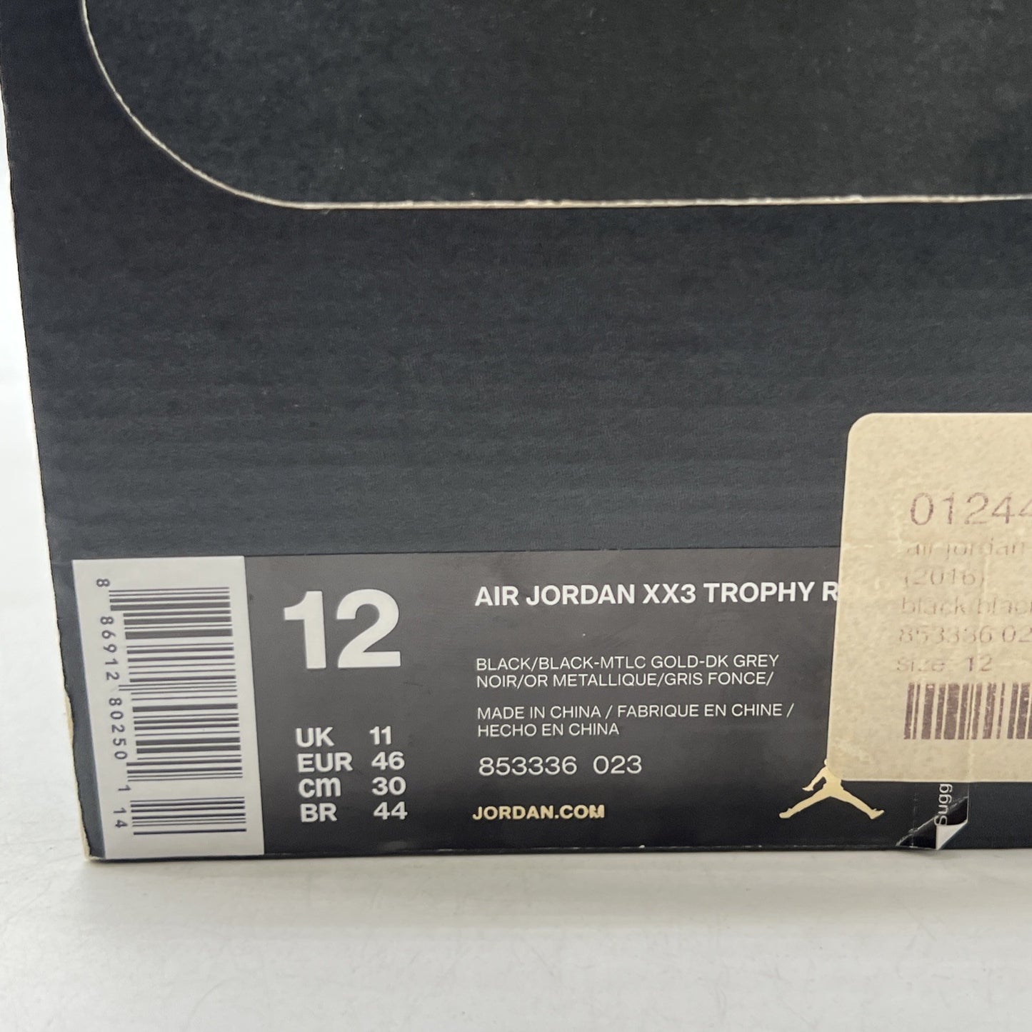 Size 12 - Trophy Room x Air Jordan 23 Retro Black (853336-023)