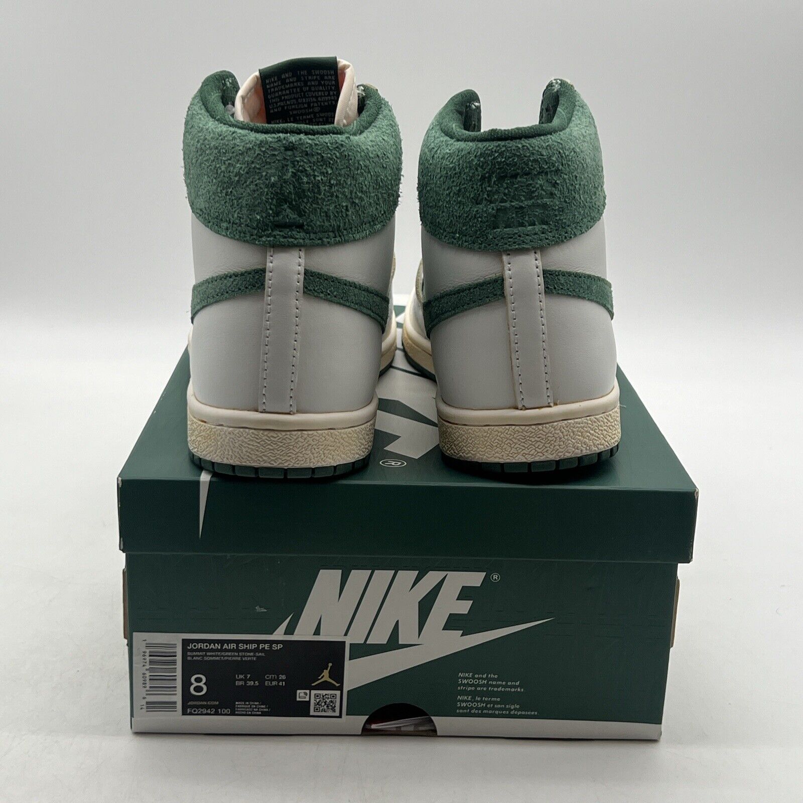 Size 8 - A Ma Maniére x Jordan Air Ship PE SP Green Stone