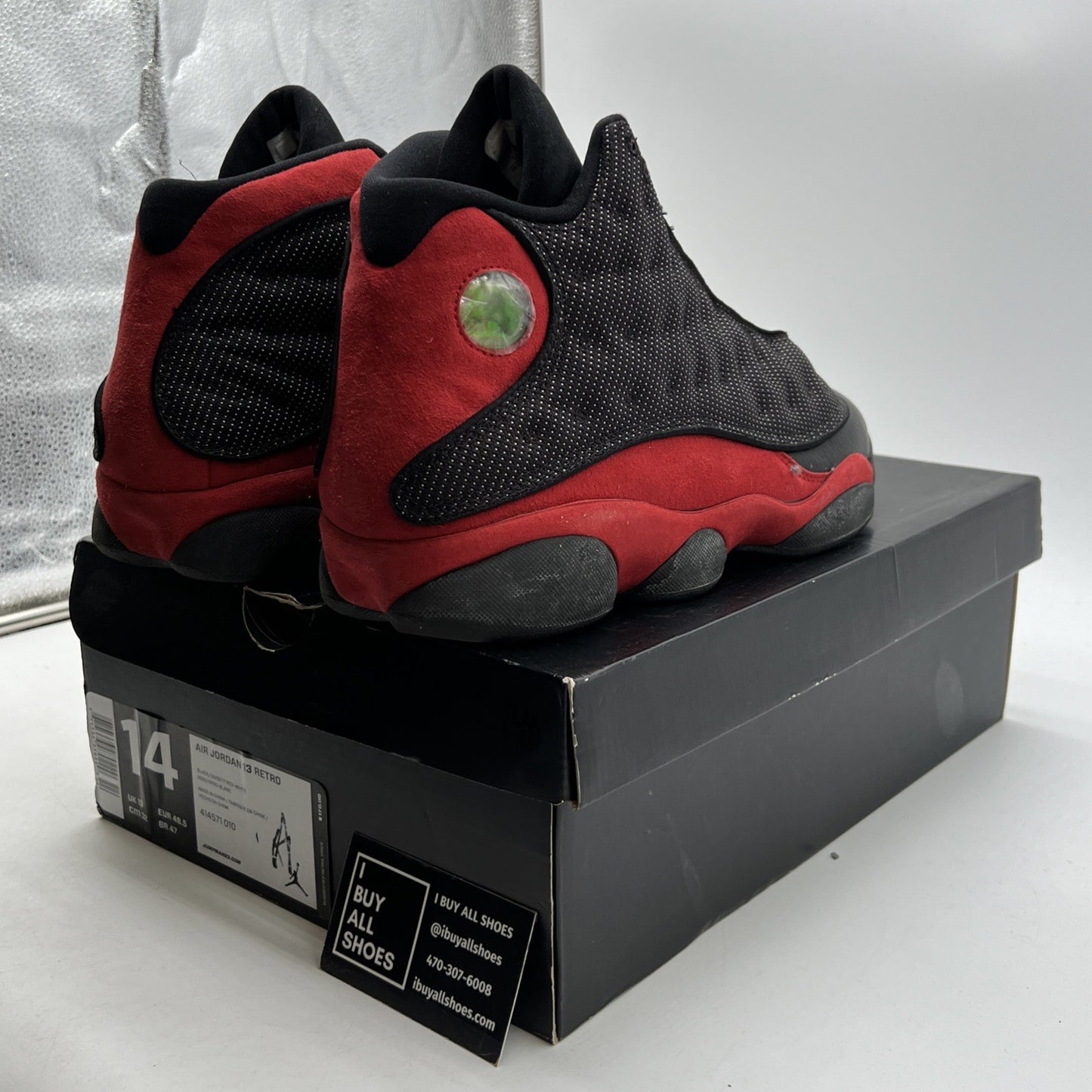Size 14 - Air Jordan 13 Retro 2013 Bred (414571-010)