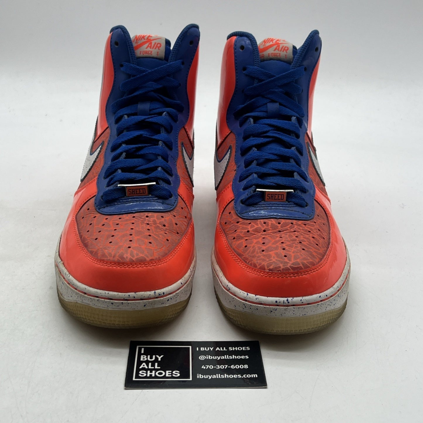 Size 10.5 - Nike Air Force 1 CMFT PRM RW QS High Sheed (624185-800)