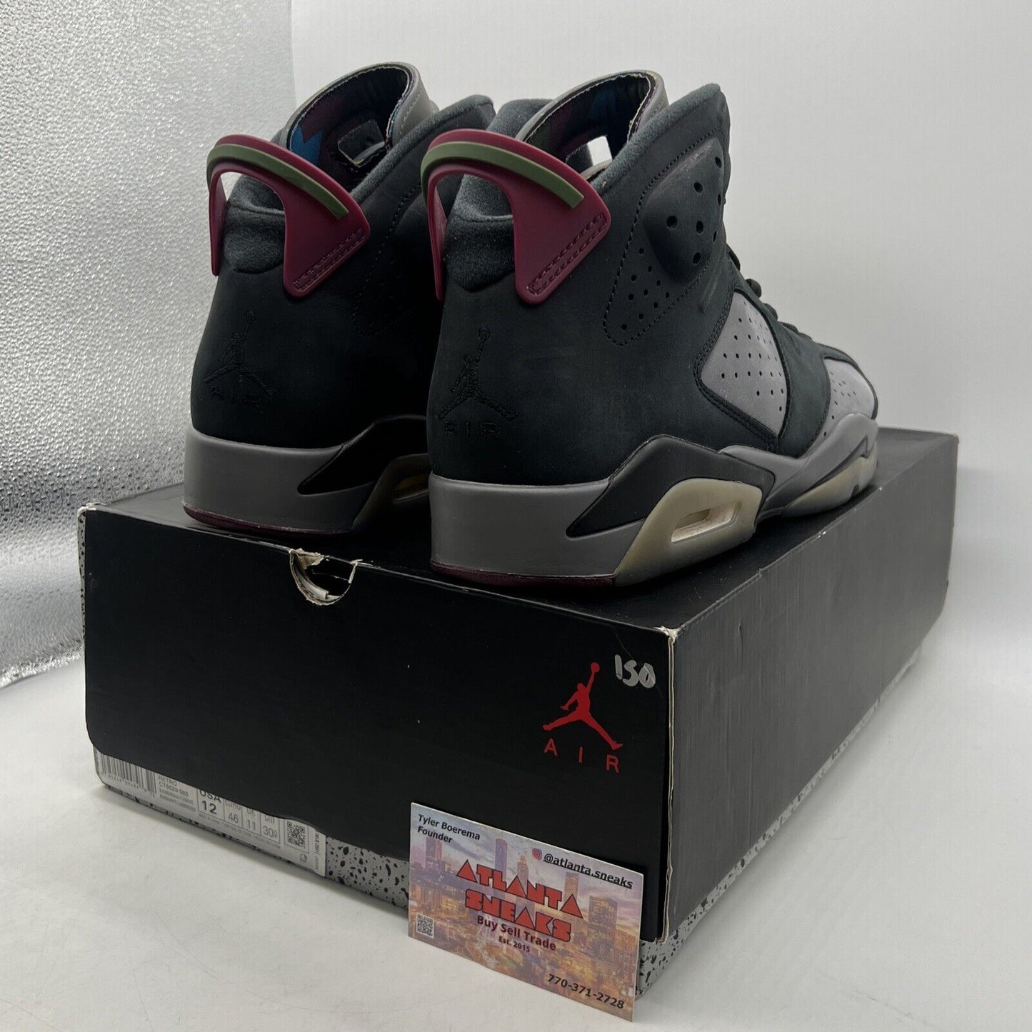 Size 12 - Jordan 6 Bordeaux Maroon Suede (CT8529-063)