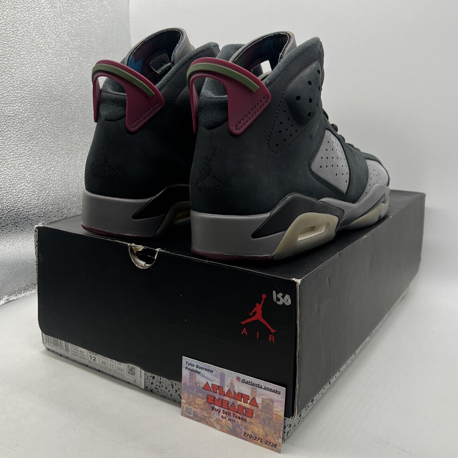 Size 12 - Jordan 6 Bordeaux Maroon Suede (CT8529-063)