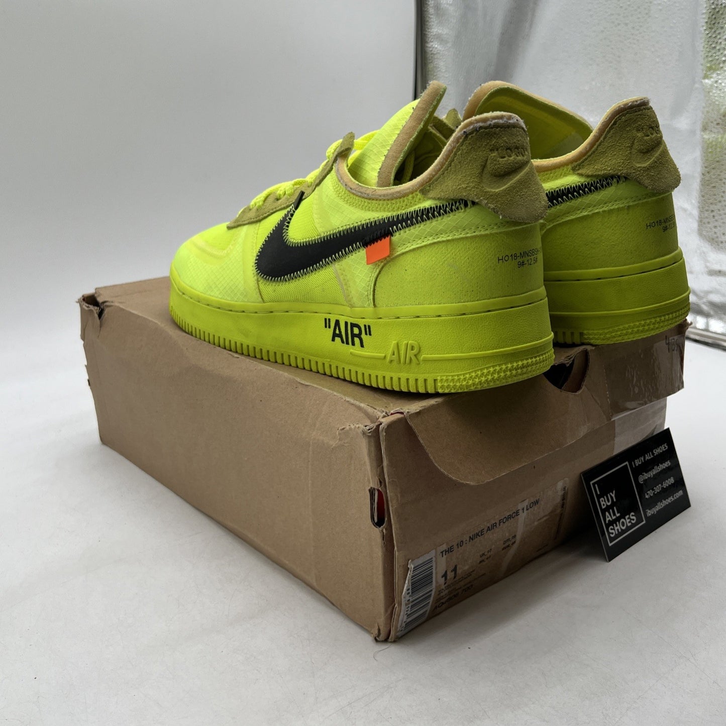 Size 11 - Nike Off-White x Air Force 1 Low Volt (AO4606-700)