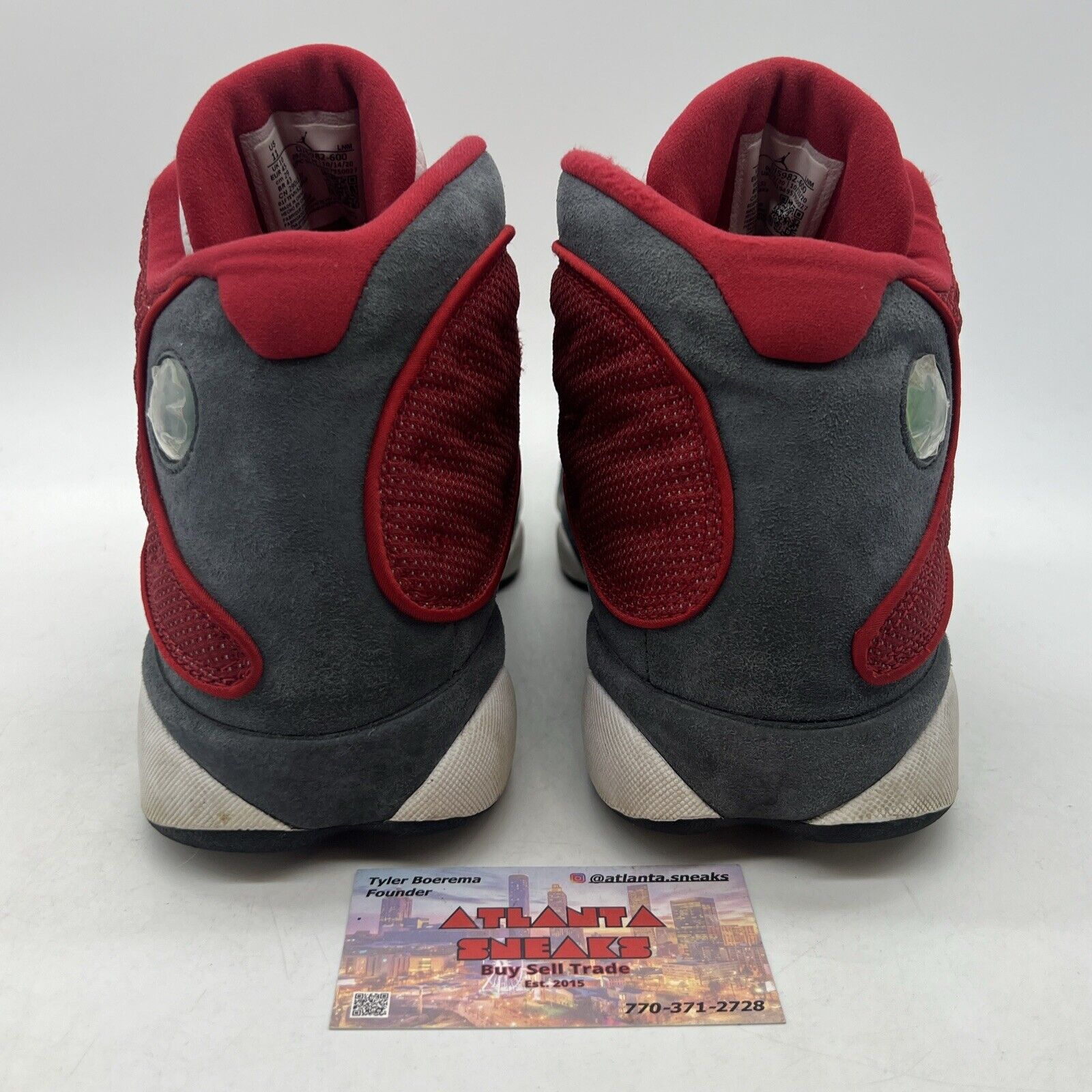 Size 11 - Jordan 13 Red/White - Grey White Leather Suede (DJ5982-600)