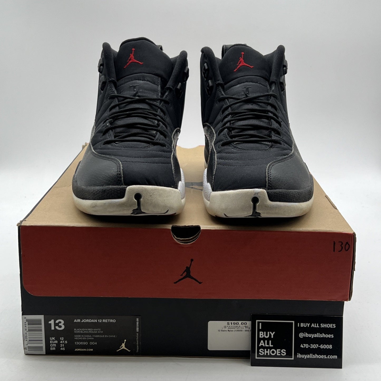 Size 13 - Air Jordan 12 Retro Neoprene (130690-004)
