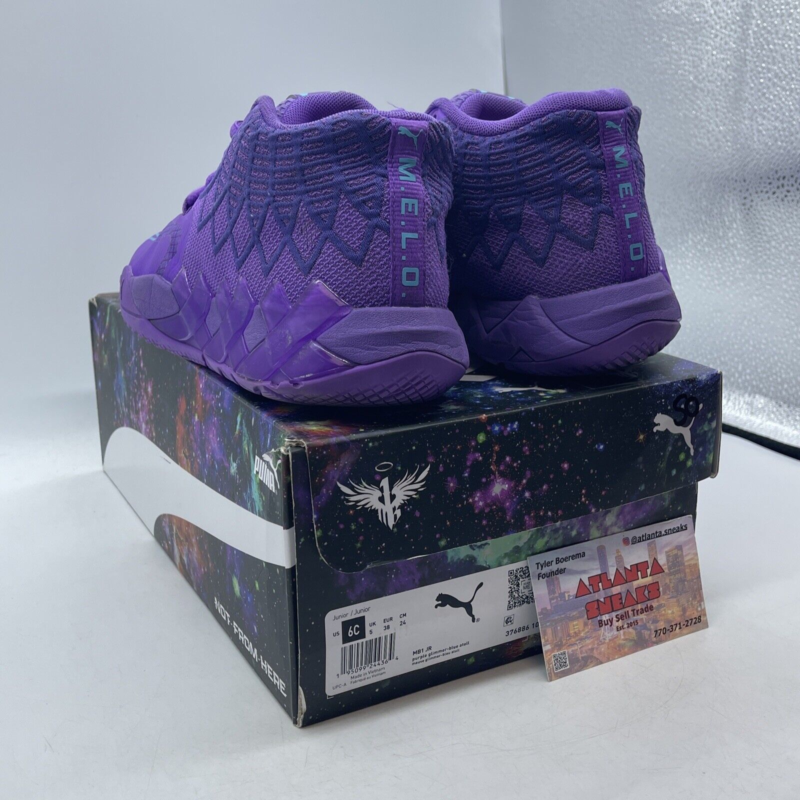 Size 6Y - PUMA MB.01 Queen City Blue Purple (376886-10)