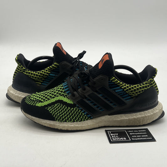 Size 10 - adidas UltraBoost 5.0 DNA Black Team Solar Green (GX4103)