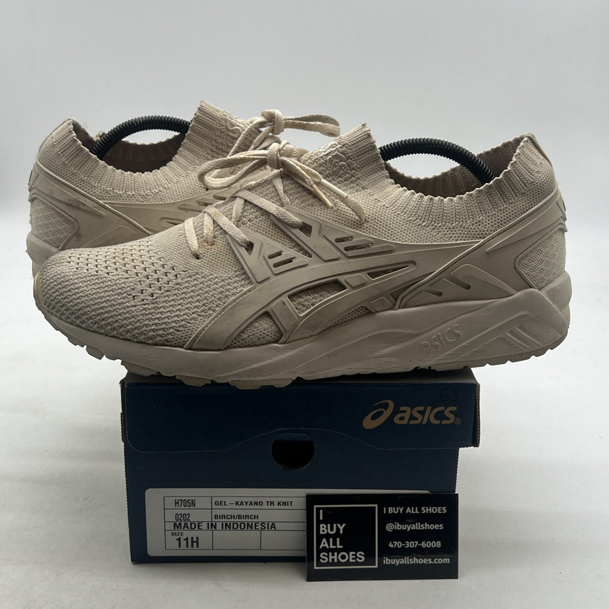 Size 11 - Asics Gel Kayano Trainer Knit Birch (H705N0202)