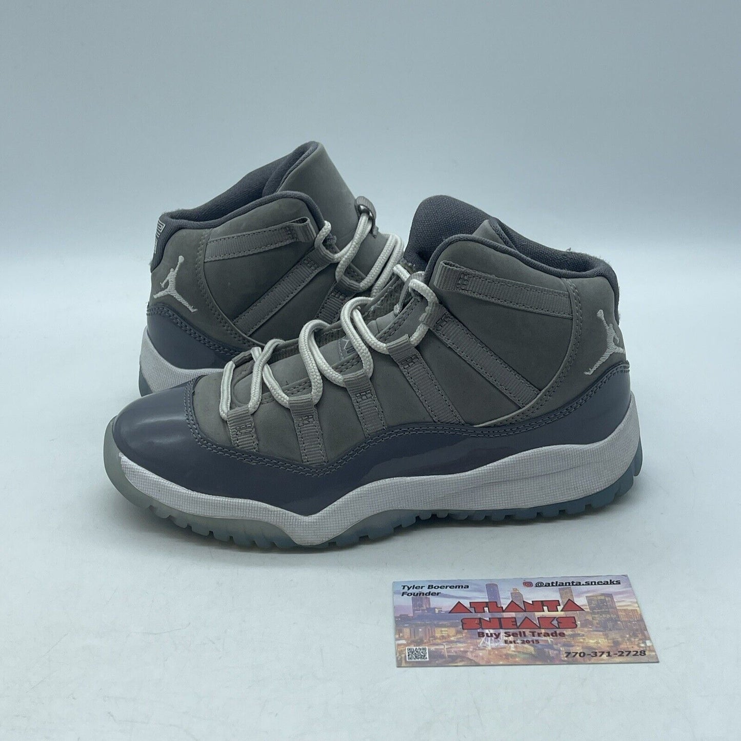 Size 1 (PS) - Jordan 11 Retro 2021 Mid Cool Grey White (378039-005)