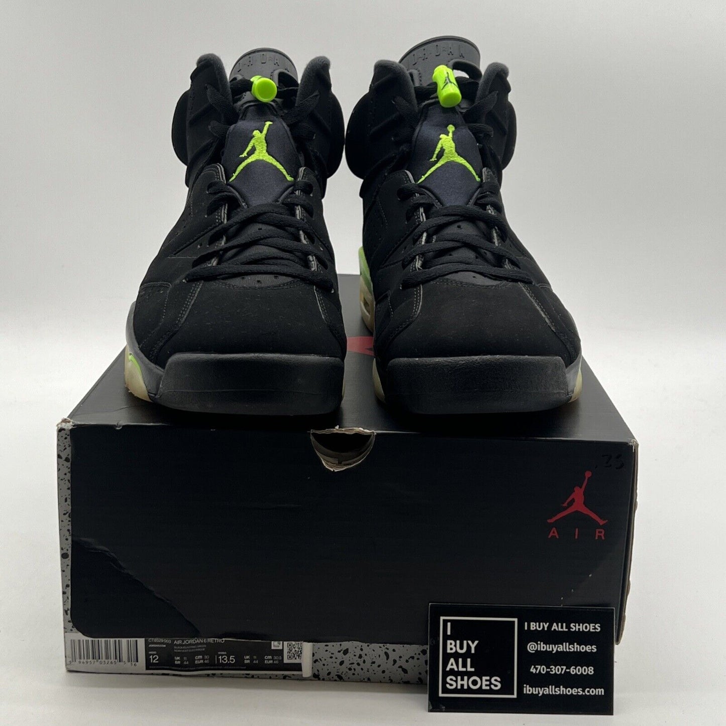 Size 12 - Air Jordan 6 Retro Electric Green 2021 (CT8529-003)
