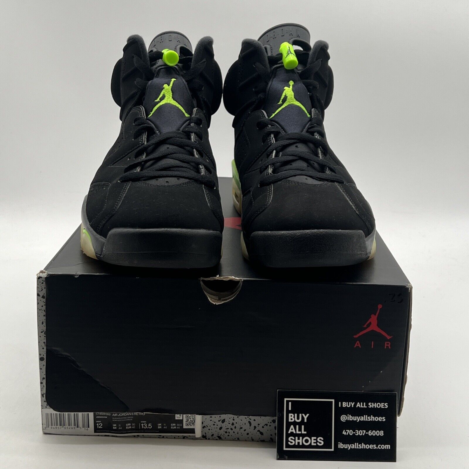 Size 12 - Air Jordan 6 Retro Electric Green 2021 (CT8529-003)